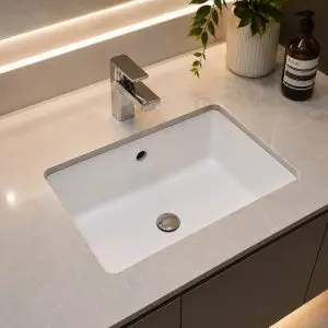 CUBA DE EMBUTIR KOHLER VERTICYL BRANCA PARA BANHEIRO